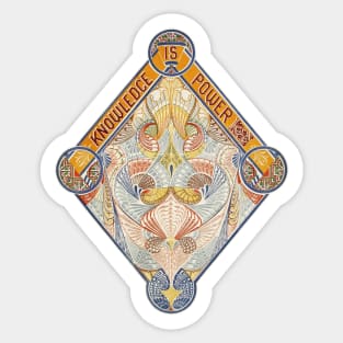 Knowledge is Power Sticker